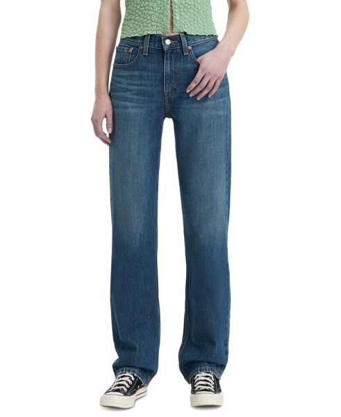 Low Pro Classic Straight-Leg High Rise Jeans