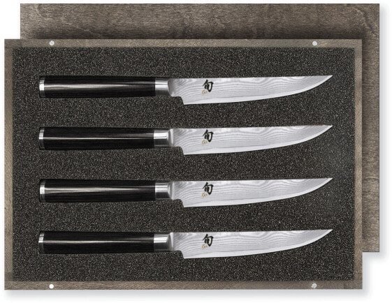 Подарочный комплект ножей для стейка Kai Shun Classic DMS-400