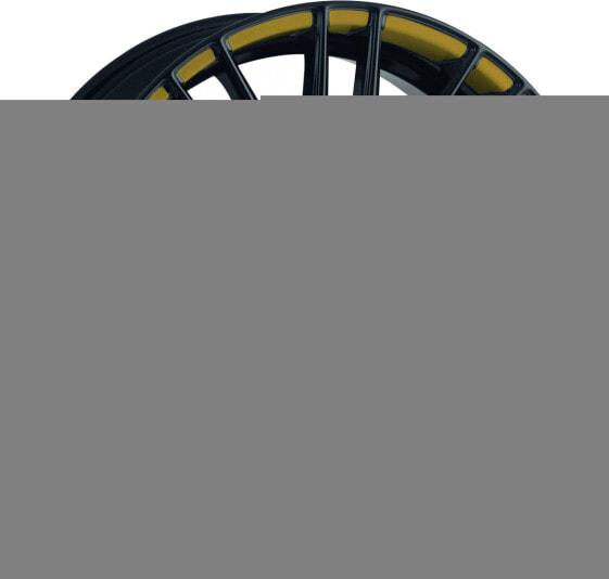 Колесный диск литой Oxigin 19 Oxspoke black foil gold metallic 7.5x17 ET45 - LK5/112 ML66.6