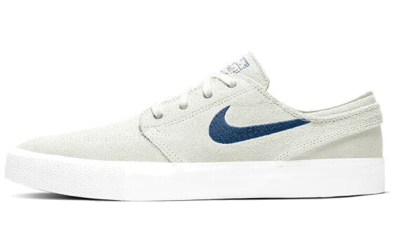 Nike SB Stefan Janoski Zoom RM 休闲 耐磨减震防滑 低帮 板鞋 男女同款 米蓝 / Кроссовки Nike SB Stefan AQ7475-108