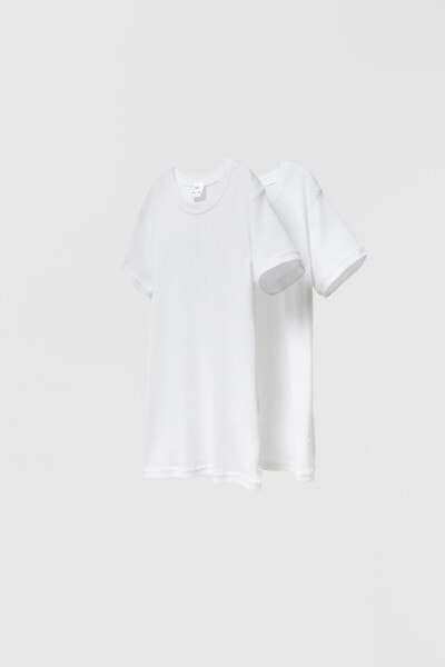 6-14 years/ pack of two basic t-shirts