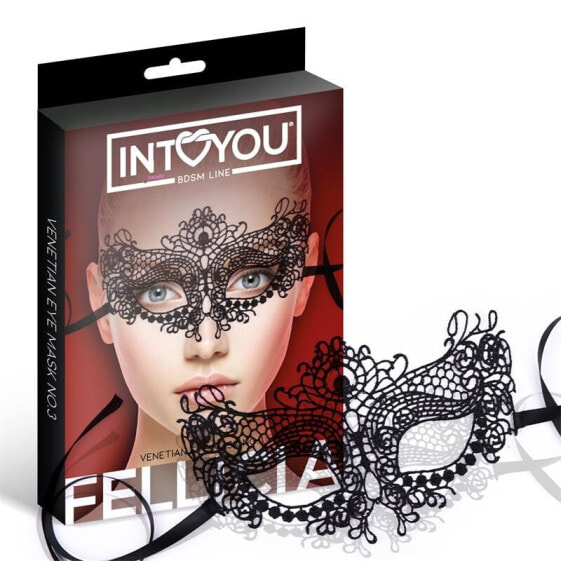 Маска для глаз Venetian Eye Mask No. 3 INTOYOU BDSM LINE Fellicia