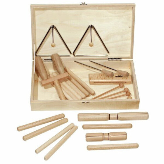 Goldon Percussion Set 1 in Wood Box