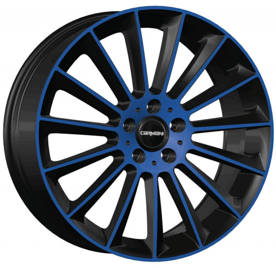 Колесный диск литой Carmani 17 Fritz blue polish 9x19 ET49 - LK5/112 ML66.6