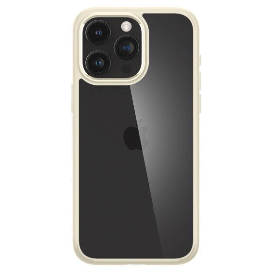 Чехол для телефона Spigen Ultra Hybrid на iPhone 15 Pro Max, бежевый