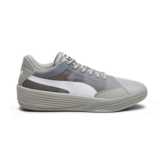 Puma Clyde All-Pro Team 19550908 Mens Gray Athletic Basketball Shoes