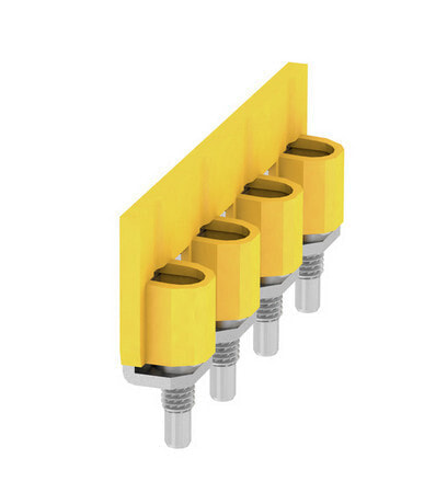 Weidmüller WQV 35N/4 - Cross-connector - 20 pc(s) - Polyamide - Yellow - -60 - 130 °C - V0