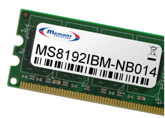 Memorysolution Memory Solution MS8192IBM-NB014 - 8 GB