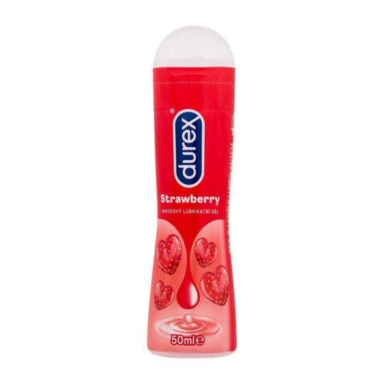 Durex Strawberry Lubricating Gel 50 ml gleitgel unisex