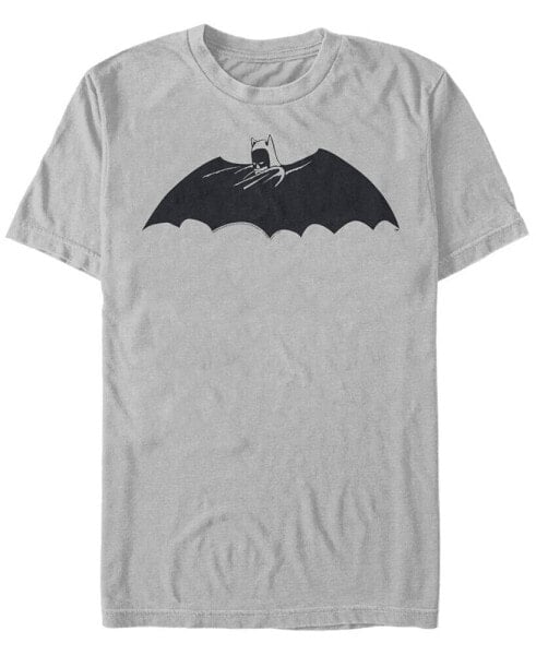 DC Men's Batman Cape Logo Short Sleeve T-Shirt