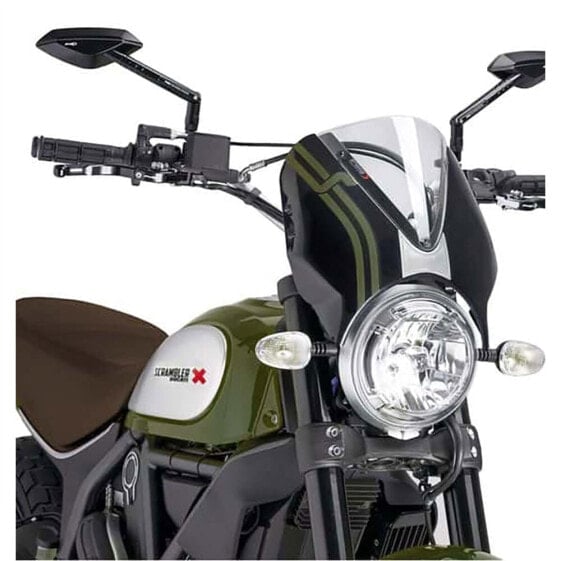 PUIG Retrovision Windshield Ducati Scrambler Classic/Desert Sled/Flat Track Pro/Full Throttle/Icon/Sixty2/Urban Enduro