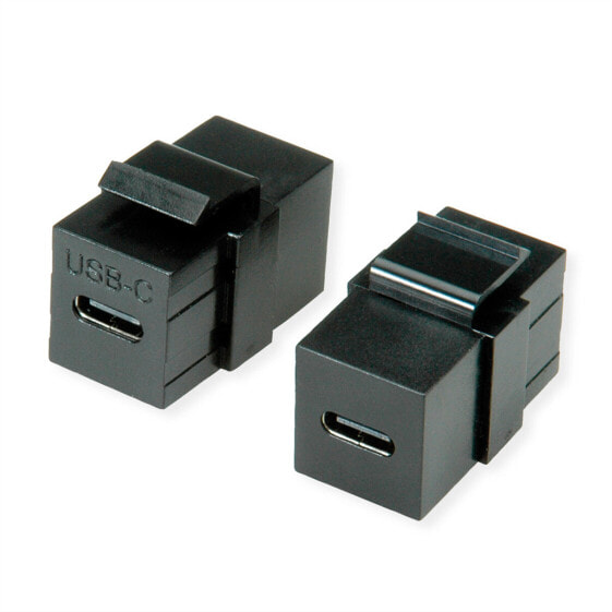 ROTRONIC-SECOMP USB Typ C Keystone Modul schwarz