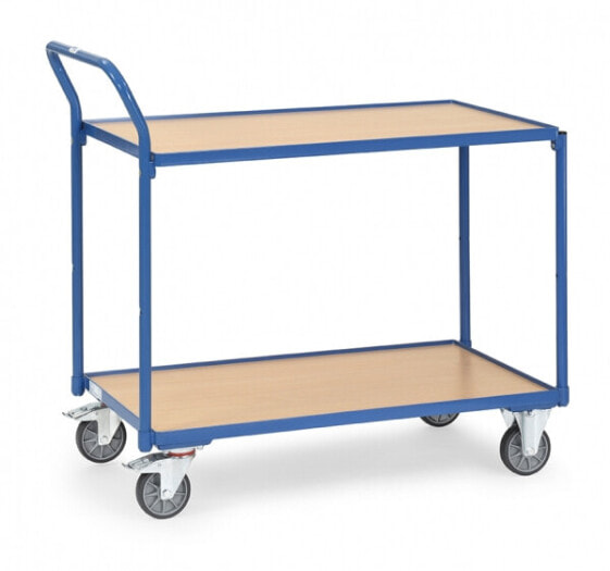 fetra 2742 - Steel - Flatbed trolley - Blue - 250 kg - 4 wheel(s) - Rubber