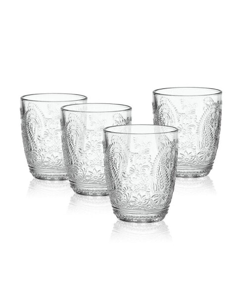 Maddi 10-oz Double Old Fashioned Glasses 4-Piece Set