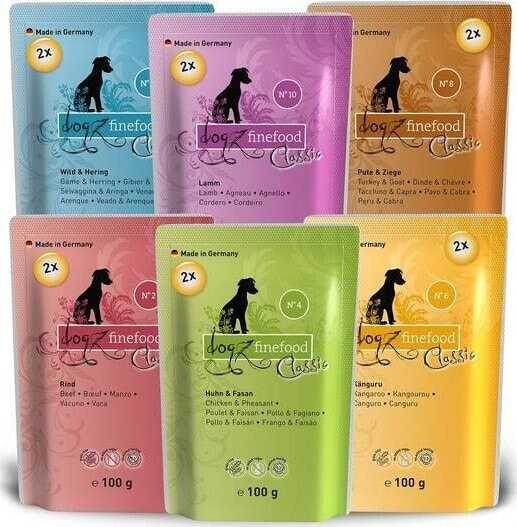 Dogz Finefood Dogz Finefood Karma Dla Psa Multipack N02-12 12x100g