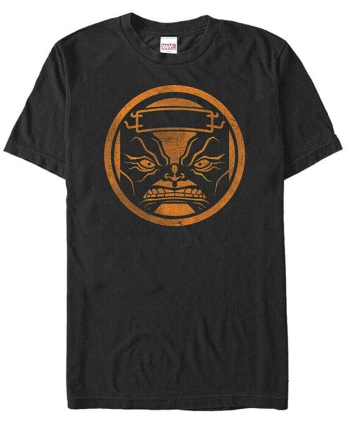 Marvel Men's M.O.D.O.K. Orange Organism Logo Short Sleeve T-Shirt