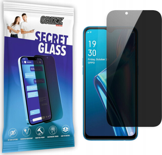 GrizzGlass Szkło prywatyzujące GrizzGlass SecretGlass Oppo A5 2020