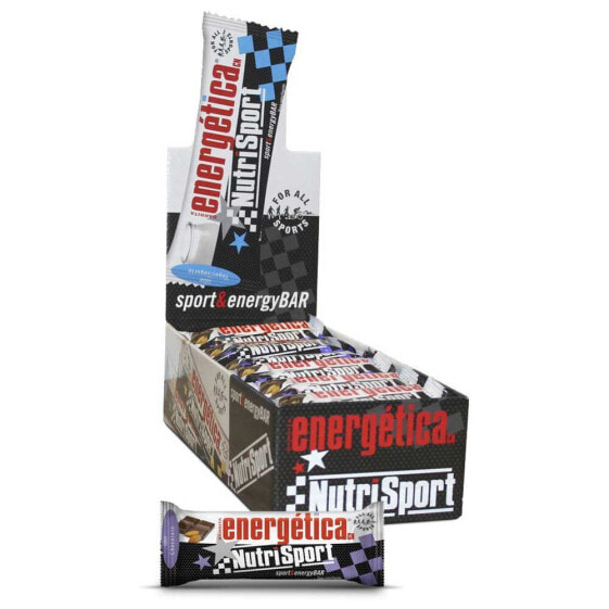 NUTRISPORT 24 Units Chocolate Energy Bars Box