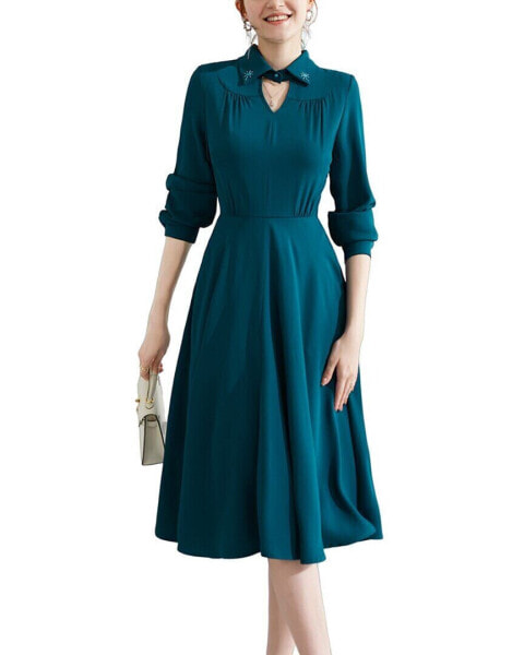 Onebuye Dress Women's Blue 8