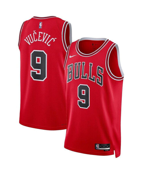 Men's and Women's Nikola Vucevic Red Chicago Bulls Swingman Jersey - Icon Edition
