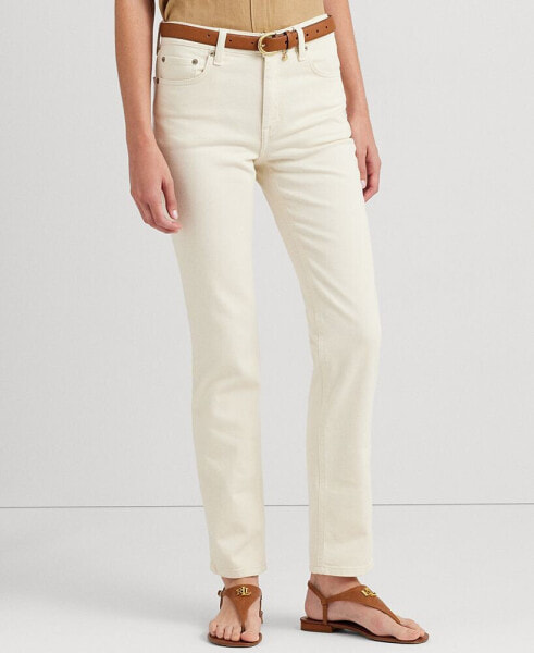Petite Straight Ankle Jeans