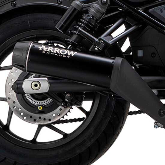 ARROW Rebel With Carbon Fibre End Cap Honda CMX 1100 Rebel ´21-22 Muffler