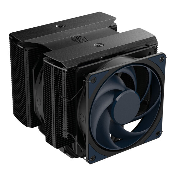 Cooler Master MasterAir MA824 Stealth - Air cooler - 120/135 mm - 1550 RPM - 24.6 dB - 63.6 cfm - Black