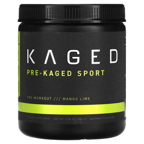 Предтренировочный комплекс Kaged PRE-KAGED Sport Манго Лайм 266 г