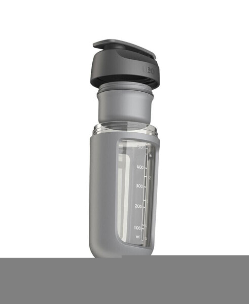 Leo to Go Shaker Bottle with Powder Compartment, 0.5 L