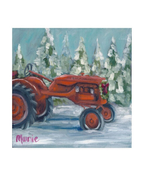 Marnie Bourque Tractor 4 Seasons Allis Chalmers Holiday Canvas Art - 15" x 20"
