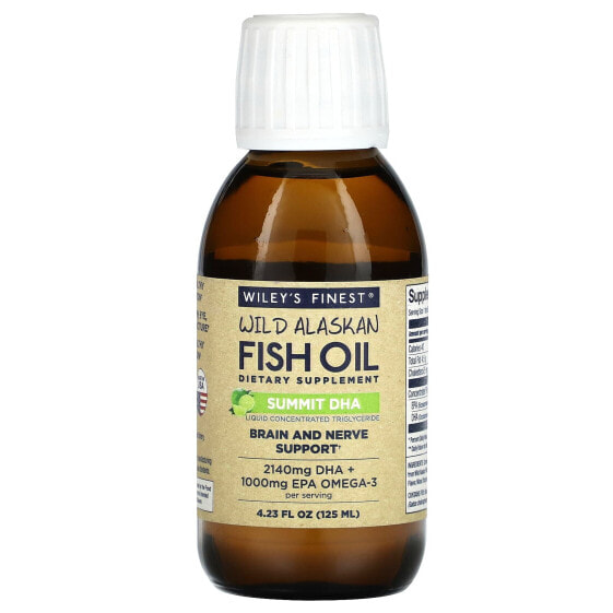 Wild Alaskan Fish Oil, Summit DHA, 4.23 fl oz (125 ml)
