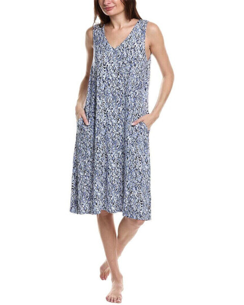 Donna Karan Sleepwear Sleep Gown Women's Blue M