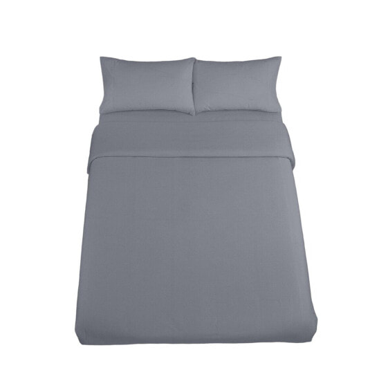 Пододеяльник для односпальной кровати Alexandra House Living Qutun Темно-серый 3 предмета