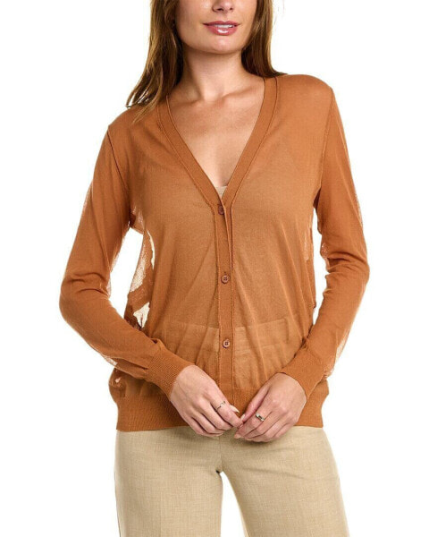 Lafayette 148 New York Button Front Cardigan Women's