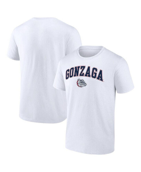 Men's White Gonzaga Bulldogs Campus T-shirt