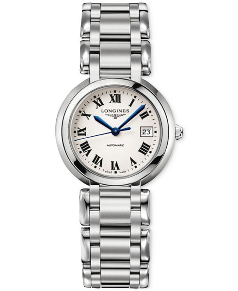 Women's Swiss Automatic PrimaLuna Stainless Steel Bracelet Watch 30mm