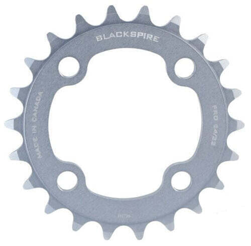 Blackspire 64mm x 22t PRO CHAINRING 4-BOLT 7/8-SP DARK GREY