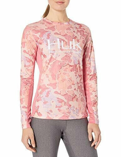 30% Off HUK Women's Icon Camo Long Sleeve Performance Shirt--Pick Color/Size