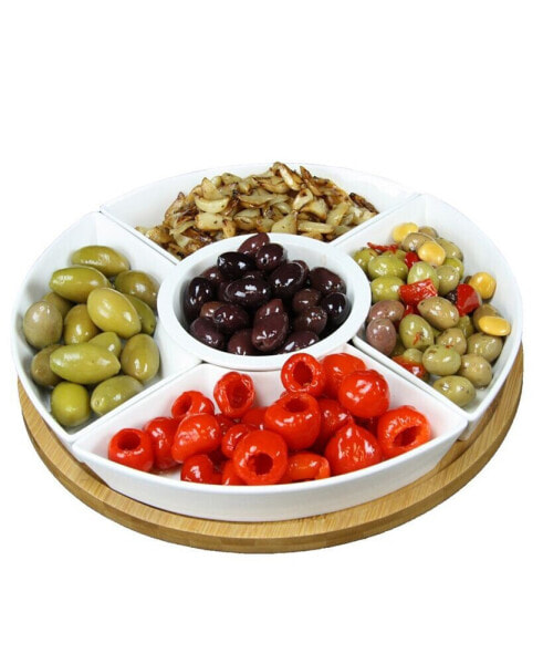 Сервировка стола Elama signature 12 1/4" 6 Piece Lazy Susan Appetizer