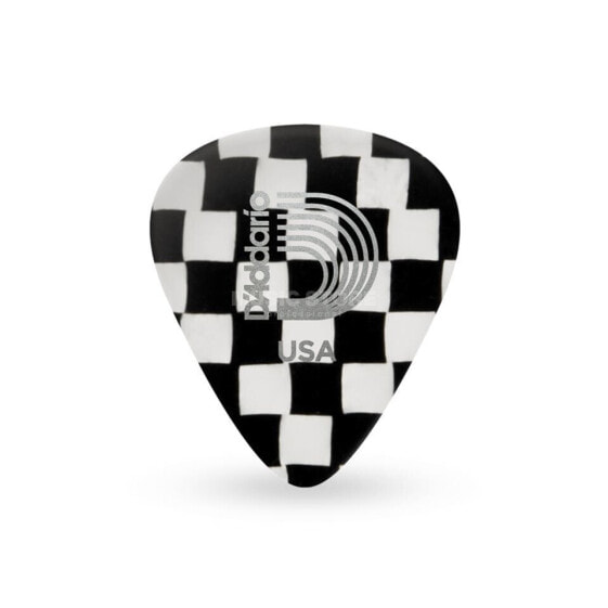 D'Addario Checkerboard Picks 1,25 mm 10-Pack, 1CCB7-10