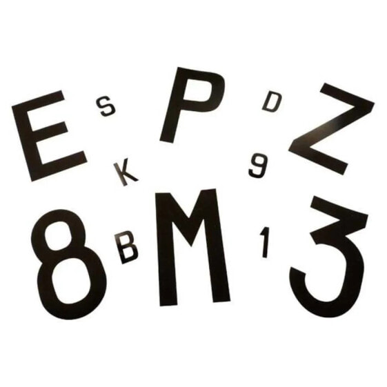 OEM MARINE 120 mm Number 3 Stickers