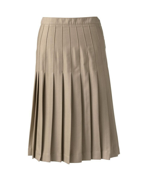 Юбка Lands' End School Uniform Pleated Below the Knee