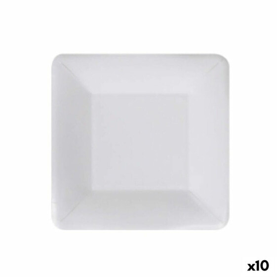 Посуда одноразовая Algon Набор белый картон 18 см (10 штук)