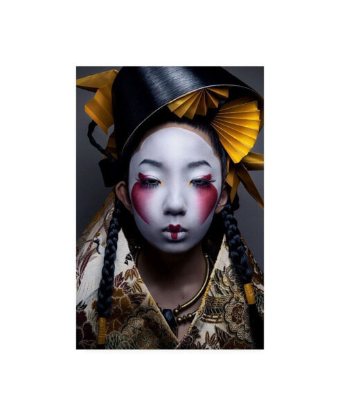Akiomi Kuroda Fashion Geisha Canvas Art - 20" x 25"