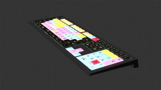 Logickeyboard ASTRA 2 - Full-size (100%) - USB - Scissor key switch - QWERTZ - Black