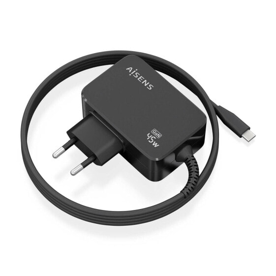 Зарядное устройство AISENS Wall Charger ASCH-1PD45WL032-BK Черный 45 Вт