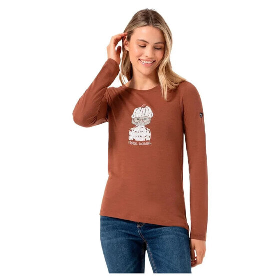 SUPER.NATURAL Snow Cat long sleeve T-shirt