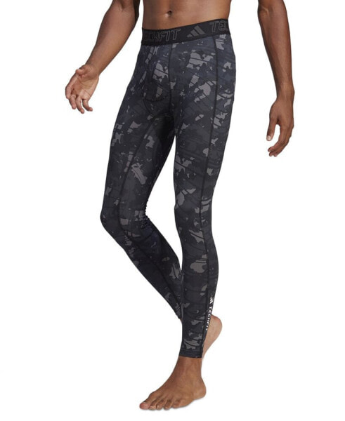 Techfit Allover Print High-Stretch Training Tights