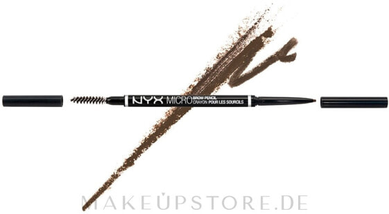 Augenbrauenstift - NYX Professional Makeup Micro Brow Pencil 04 - Chocolate