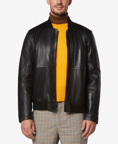 Men's MacNeil Smooth Leather Bomber Jacket